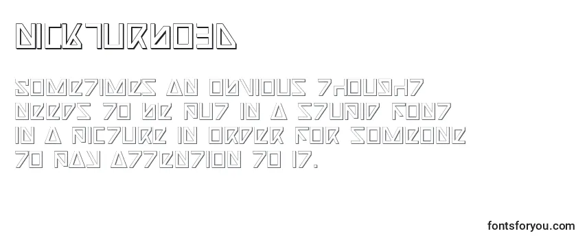NickTurbo3D-fontti