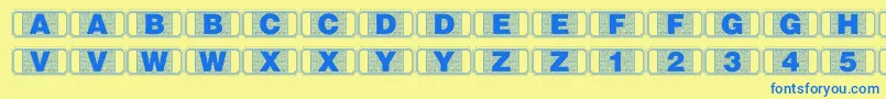 Más sobre la fuente Stagtickets fuente Stagtickets – Fuentes Azules Sobre Fondo Amarillo