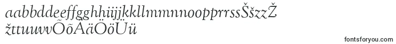 Czcionka OflgoudystmttItalic – estońskie czcionki
