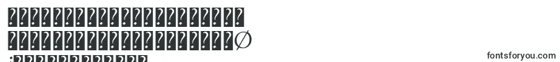 Czcionka OflgoudystmttItalic – czcionki sindhi
