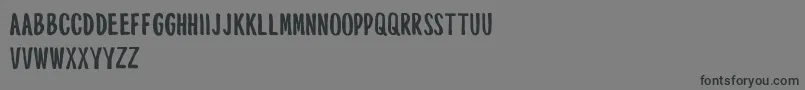 MouthpieceFreeForPersonalUseOnly Font – Black Fonts on Gray Background