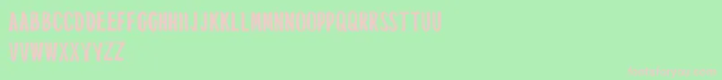 MouthpieceFreeForPersonalUseOnly Font – Pink Fonts on Green Background