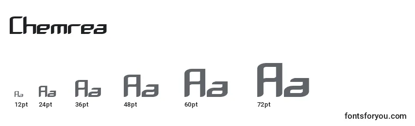 Chemrea Font Sizes