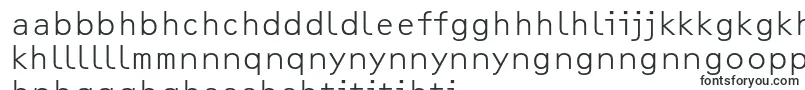 Шрифт OcrfLightosfc – сесото шрифты