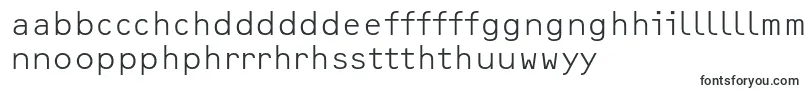 Шрифт OcrfLightosfc – валлийские шрифты