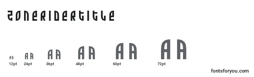 Zoneridertitle Font Sizes