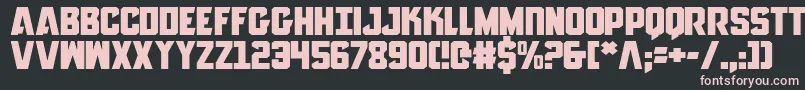 AnitllesExpanded Font – Pink Fonts on Black Background