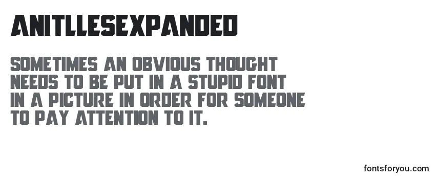 AnitllesExpanded Font