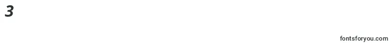 Opensans Bolditalic Font – Fonts for Digit 3