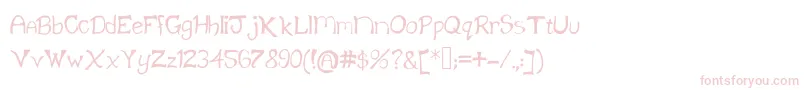 Шрифт Klainefont – розовые шрифты