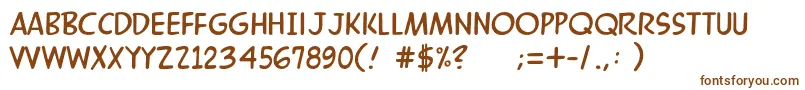 MandrakeFf Font – Brown Fonts on White Background