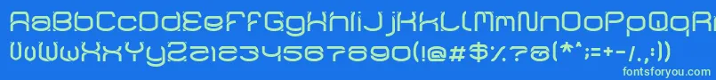 Lisätietoja RaynalizLight-fontista RaynalizLight-fontti – vihreät fontit sinisellä taustalla