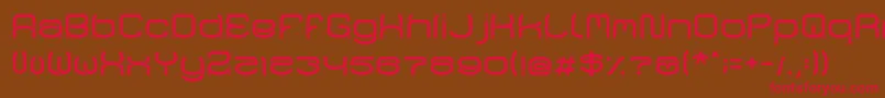 RaynalizLight Font – Red Fonts on Brown Background