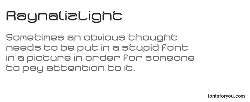 Review of the RaynalizLight Font