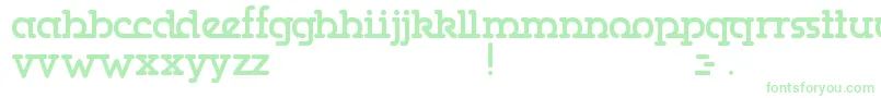 Gumbercules Font – Green Fonts on White Background