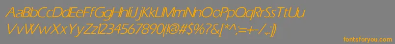 More about ErasItalic Font ErasItalic Font – Orange Fonts on Gray Background