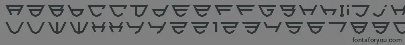 Html5Shield Font – Black Fonts on Gray Background