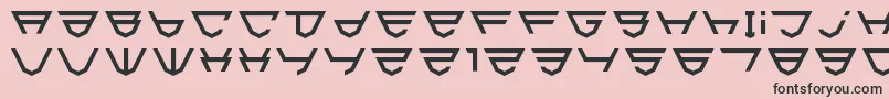 Html5Shield Font – Black Fonts on Pink Background
