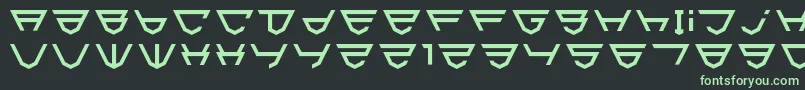 Html5Shield Font – Green Fonts on Black Background