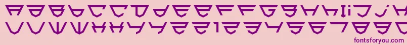 フォントHtml5Shield – ピンクの背景に紫のフォント