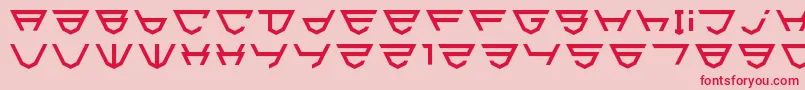 フォントHtml5Shield – ピンクの背景に赤い文字
