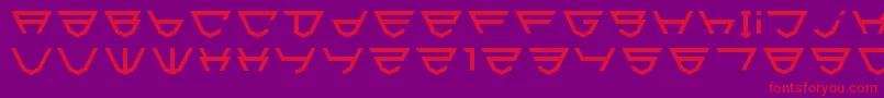 フォントHtml5Shield – 紫の背景に赤い文字