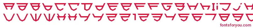 Html5Shield-fontti – punaiset fontit valkoisella taustalla