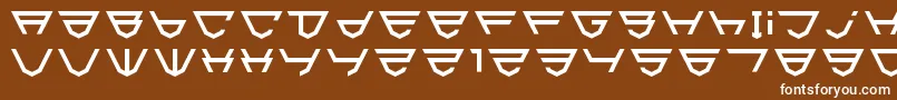 Шрифт Html5Shield – белые шрифты на коричневом фоне