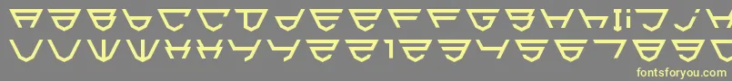 Html5Shield-fontti – keltaiset fontit harmaalla taustalla