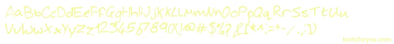JoshHandwriting Font – Yellow Fonts