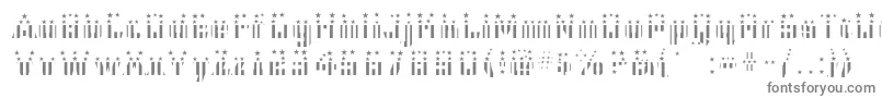 フォントCfb1AmericanPatriotSpangle2Bold – 白い背景に灰色の文字