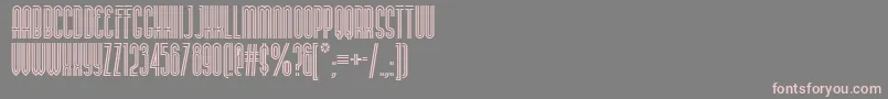 Buenos-Schriftart – Rosa Schriften auf grauem Hintergrund