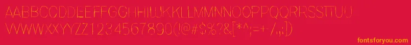 More about InvisiblerrorFast Font InvisiblerrorFast Font – Orange Fonts on Red Background