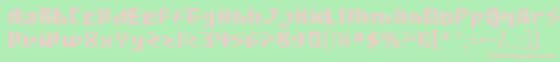 Sfjunkculture Font – Pink Fonts on Green Background