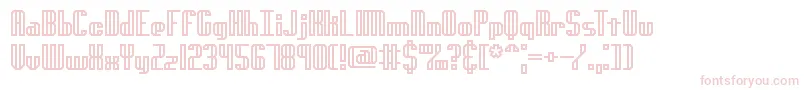 Fonte GenotypeHBrk – fontes rosa em um fundo branco