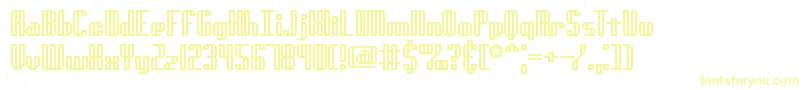 Шрифт GenotypeHBrk – жёлтые шрифты