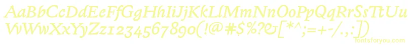 LexongothicItalic Font – Yellow Fonts