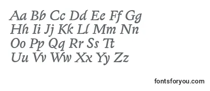 LexongothicItalic-fontti