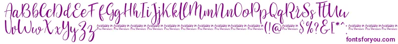 Police SaniesScript – polices violettes
