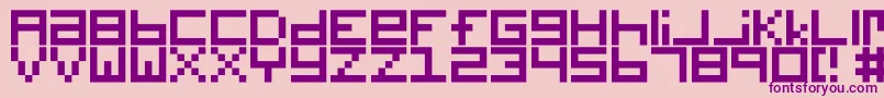 Más sobre la fuente Digitalix fuente Digitalix – Fuentes Moradas Sobre Fondo Rosa