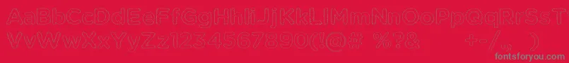 More about KentSf Font KentSf Font – Gray Fonts on Red Background