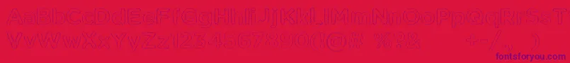 Weitere Informationen zur KentSf-Schriftart KentSf-Schriftart – Violette Schriften auf rotem Hintergrund