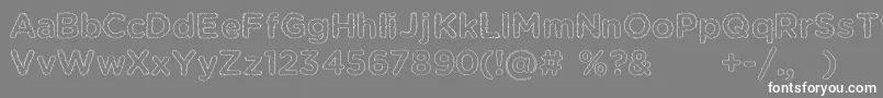 More about KentSf Font KentSf Font – White Fonts on Gray Background