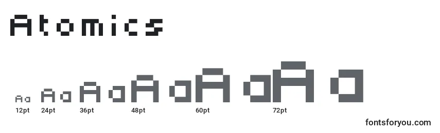 Atomics Font Sizes