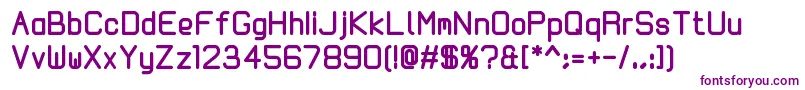 Kallio200 Font – Purple Fonts on White Background