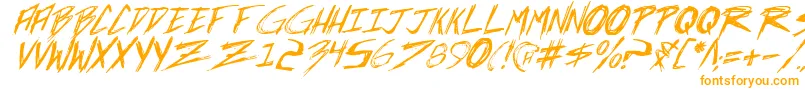 Шрифт Incubusi – оранжевые шрифты