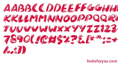 Brushalot font – Red Fonts