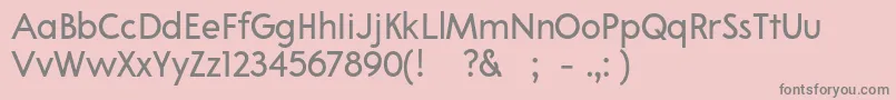 02Apompadourtextsample Font – Gray Fonts on Pink Background