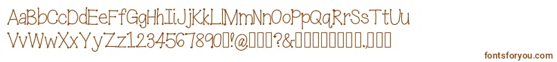 IceCreamSandwich Font – Brown Fonts