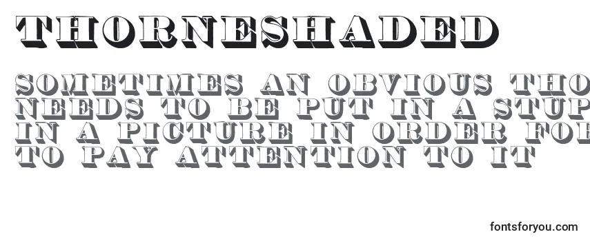Thorneshaded (59082) Font